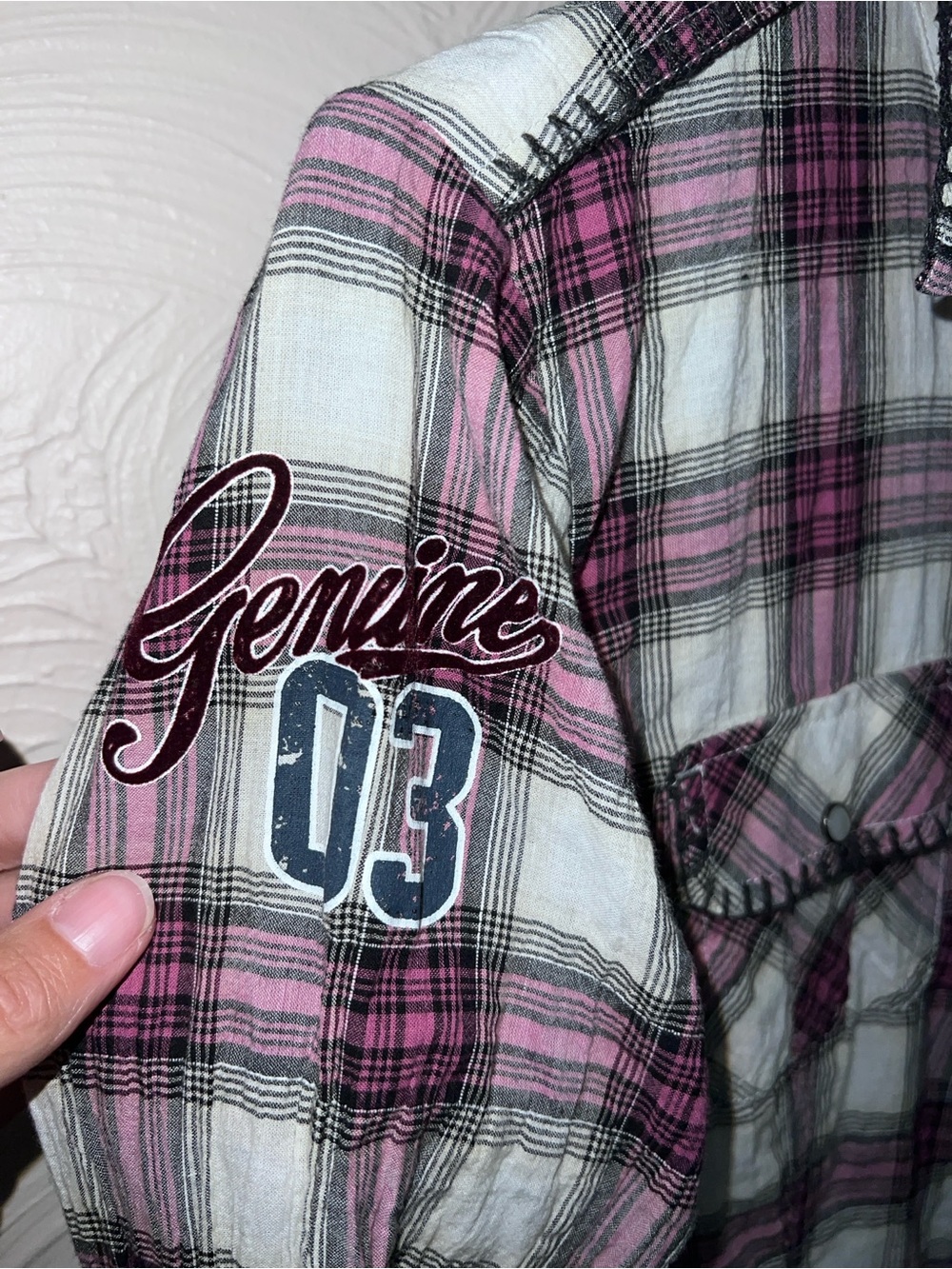 Women’s Harley-Davidson Plaid Shirt with Pearl Snap Western Inspired - Picture 5 of 7